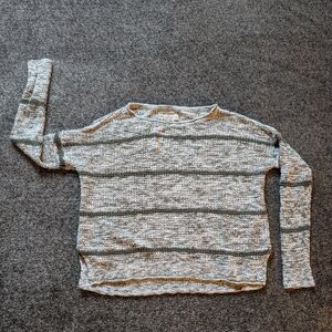 Hollister Gray Marled Crewneck Sweater